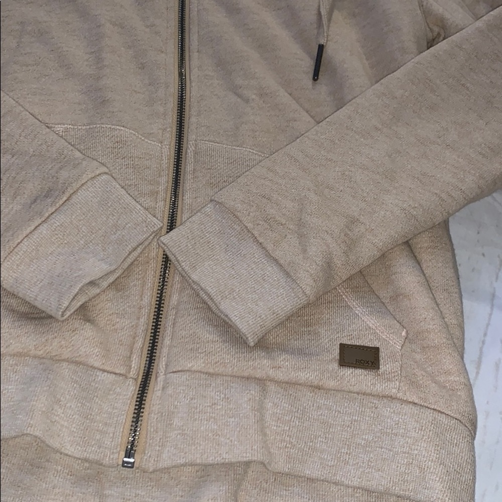 Roxy women’s Trippin Sherpa Zip-up  Sweatshirt 🌺 - Picture 3 of 6
